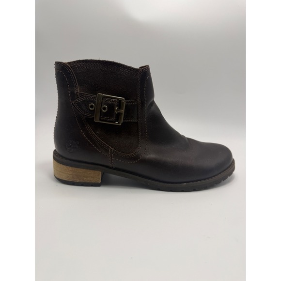 Timberland Shoes - Timberland Earthkeepers Brown Leather Suede Buckle Ankle Boots 8329A Womens 6